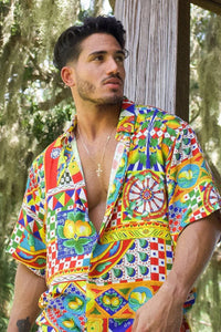 Dennis Shirt - Phaedra Print