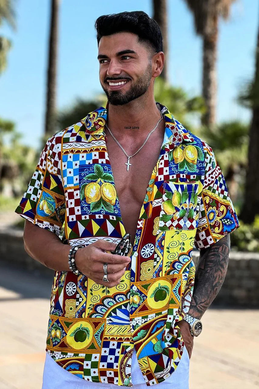 Dennis Shirt - Phaedra Print