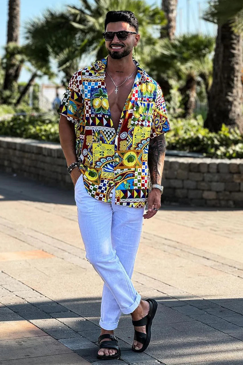 Dennis Shirt - Phaedra Print