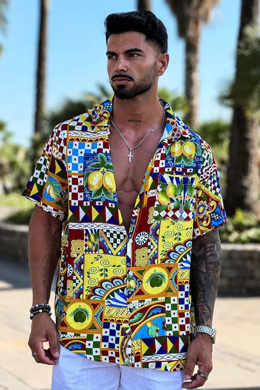 Dennis Shirt - Phaedra Print