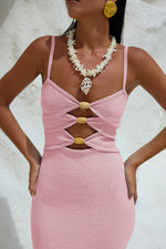 Load image into Gallery viewer, Normani Midi Dress - Pink
