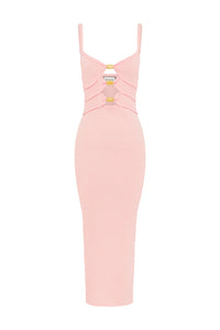 Normani Midi Dress - Pink