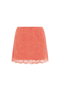 Valerie Mini Skirt - Coral