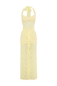 Annika Maxi Dress - Lemon
