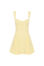 Load image into Gallery viewer, Bethani Mini Dress - Lemon
