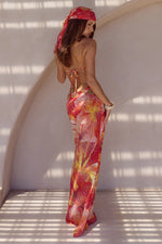 Load image into Gallery viewer, Cyrus Low Waist Sheer Maxi Skirt - Kiara Peach

