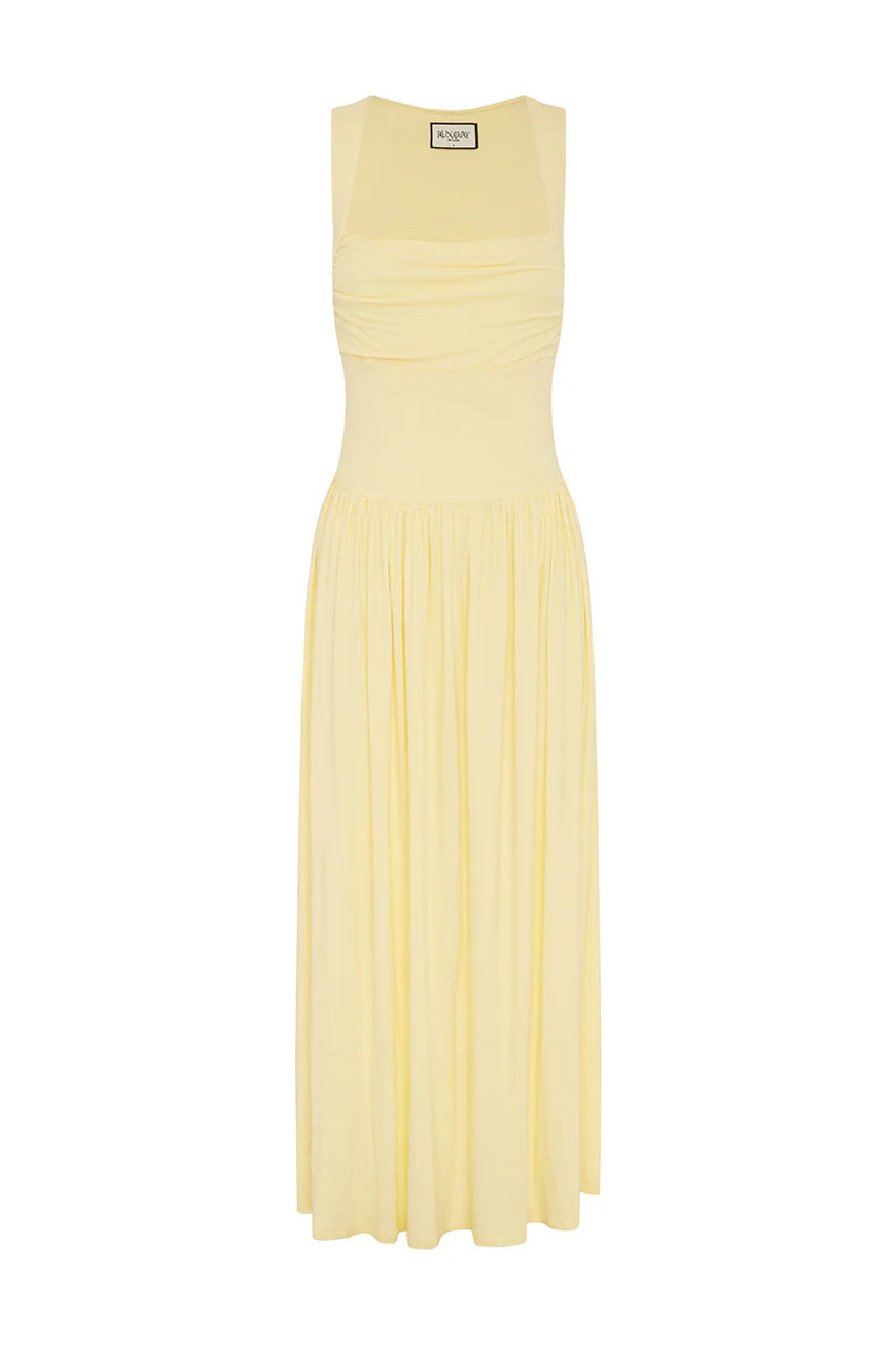 Kimba Maxi Dress - Lemon