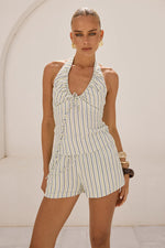 Load image into Gallery viewer, Mila Tie Back Halter Top - Mila White
