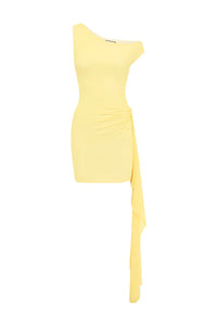 Mara Mini Dress - Lemon