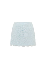 Load image into Gallery viewer, Valerie Lace Mini Skirt - Ice Blue

