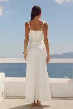 Load image into Gallery viewer, Medina Low Waist Maxi Skirt - Off White
