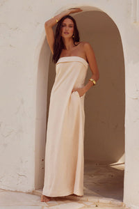 Saphira Maxi Dress - Stone