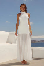 Load image into Gallery viewer, Yazmin Halter Maxi Dress - Off White
