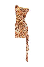 Load image into Gallery viewer, Mara Mini Dress - Tikani Leopard
