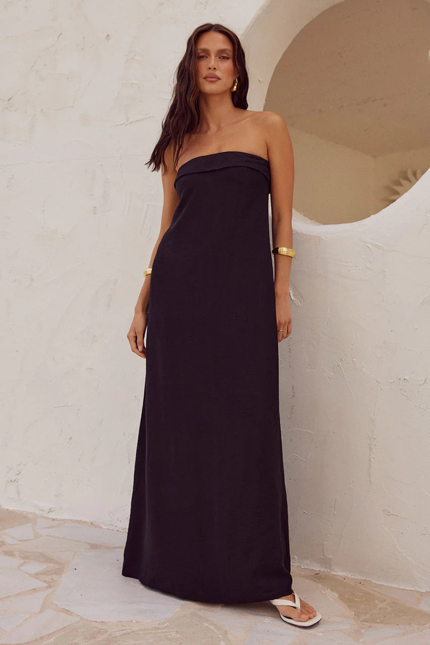 Saphira Maxi Dress - Black