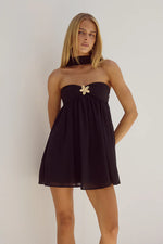 Load image into Gallery viewer, Haven Mini Dress - Black
