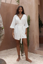 Load image into Gallery viewer, Utopia Mini Dress - White
