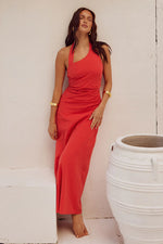 Load image into Gallery viewer, Saphira Long Midi Dress - Jaffa

