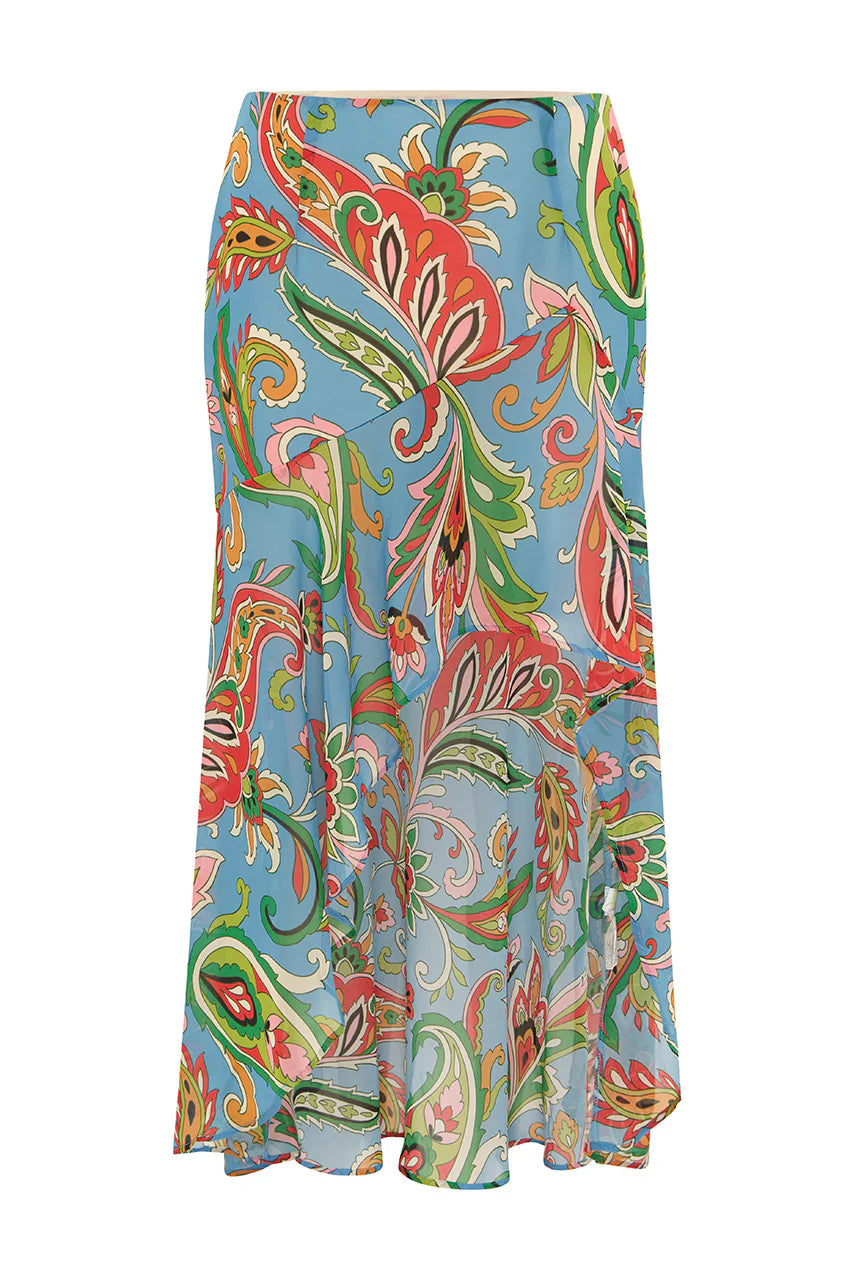 Juna Midi Skirt - Carina Print