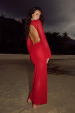 Load image into Gallery viewer, Rosalie Maxi Dress - Red
