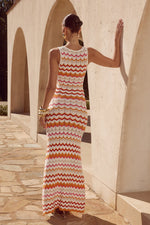 Load image into Gallery viewer, Andrea Maxi Dress - Orange Multi
