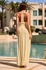 Load image into Gallery viewer, Winona Halter Maxi Dress - Butter
