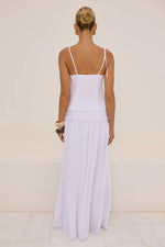 Load image into Gallery viewer, Katalia Ruched Front Tie Top - White
