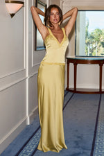 Load image into Gallery viewer, Kova V Neck Maxi Dress - Honey
