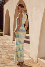 Load image into Gallery viewer, Andrea Maxi Dress - Green Multi
