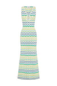 Andrea Maxi Dress - Green Multi