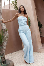 Load image into Gallery viewer, Prima Strapless Top - Sky Blue
