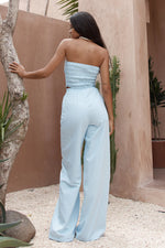 Load image into Gallery viewer, Prima Strapless Top - Sky Blue
