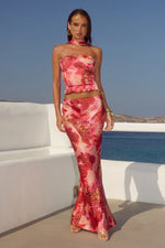Load image into Gallery viewer, Verity Low Waist Maxi Skirt - Moana Pink
