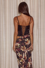 Load image into Gallery viewer, Jacinta Bustier Cut Out Maxi Dress - Harlow Black
