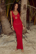 Load image into Gallery viewer, Sonoma Maxi Dress - Red
