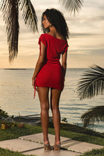 Load image into Gallery viewer, Aphrodite Mini Dress - Red
