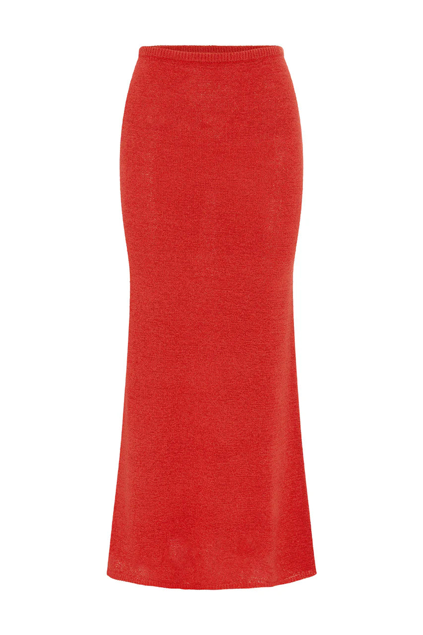 Aphrodite Maxi Skirt - Red