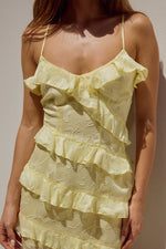 Load image into Gallery viewer, Aisha Mini Dress - Lemon
