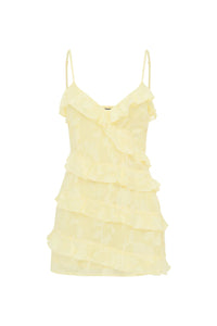 Aisha Mini Dress - Lemon