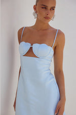 Load image into Gallery viewer, Cherish Mini Dress - Sky Blue
