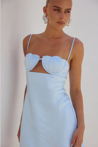 Cherish Mini Dress - Sky Blue
