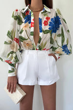 Load image into Gallery viewer, Fleetwood Blouse - Maiori White

