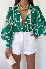 Load image into Gallery viewer, Fleetwood Blouse - Giani Green
