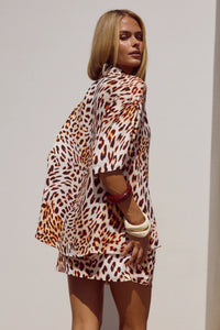 Adelyn Shirt - Tikani Leopard