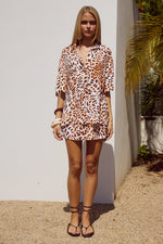 Load image into Gallery viewer, Adelyn Shirt - Tikani Leopard
