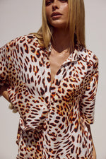 Load image into Gallery viewer, Adelyn Shirt - Tikani Leopard
