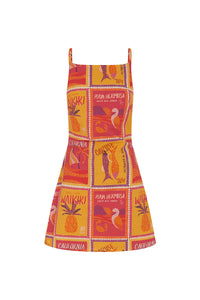 Allegra Mini Dress - Aloha Orange