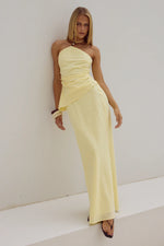 Load image into Gallery viewer, Halzie Maxi Skirt - Lemon
