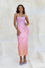 Load image into Gallery viewer, Pamalo Long Midi Dress - Sunrise
