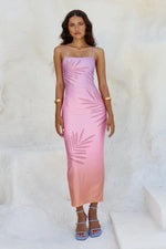 Load image into Gallery viewer, Pamalo Long Midi Dress - Sunrise
